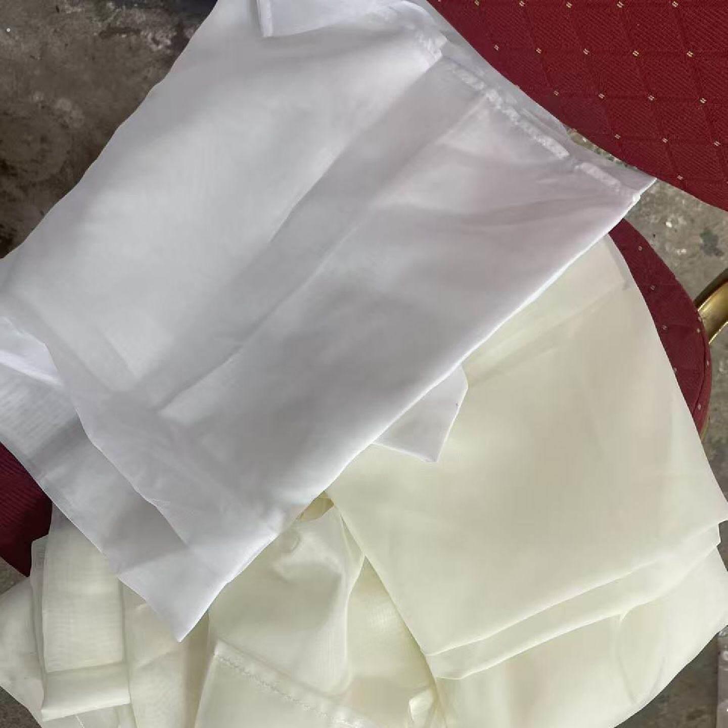 纱帘白纱窗帘沙白色薄纱纯色飘窗透光透气服装店橱窗简约客厅阳台