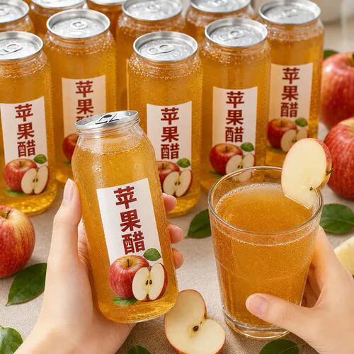 【解腻神器】苹果醋饮料新款升级360ml瓶特价清爽好喝商超同款