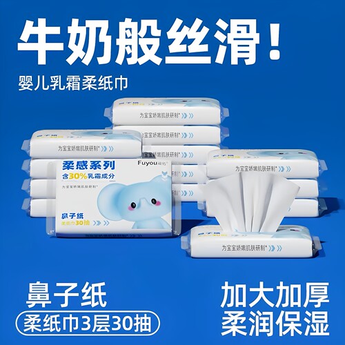 福佑保湿云柔巾年底直降