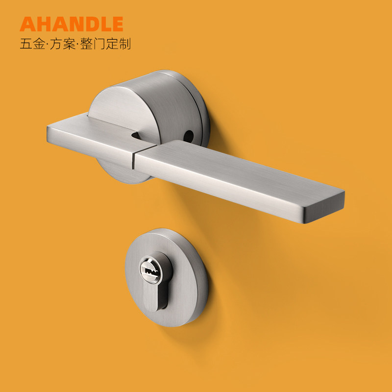 简约日式分体锁木门房门卧室门把手家用机械家用锁具静音门锁全套,基础建材,机械门锁,淘宝优惠券,粉丝福利购,淘宝优惠卷