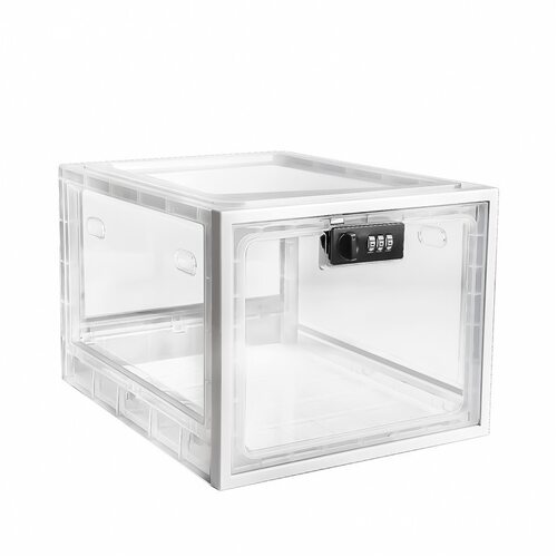透明密码锁食品药品收纳箱