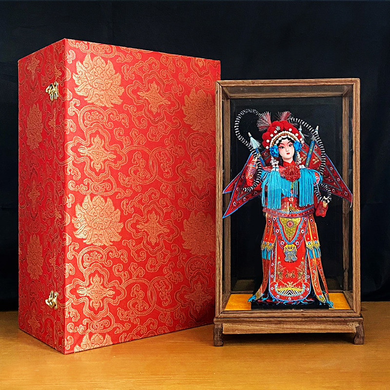 中国特色礼品送老外绢人娃娃京剧脸谱人偶摆件北京纪念品出国礼物,特色手工艺,绢人,淘宝优惠券,粉丝福利购,淘宝优惠卷