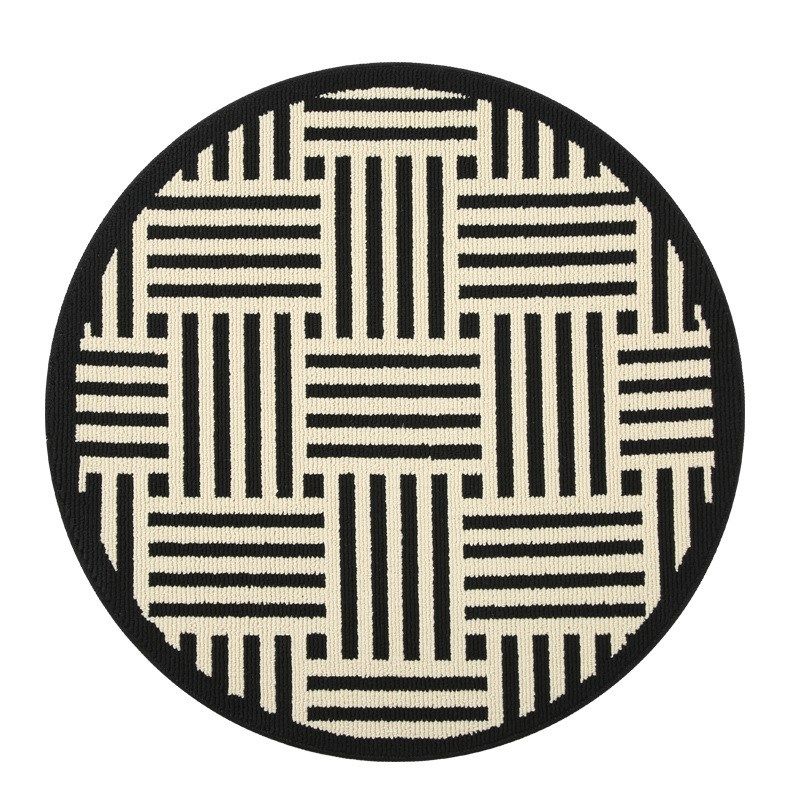 美式圆形地毯卧室床边毯梳妆台化妆椅地垫子书房电脑椅转椅保护垫,居家布艺,地毯,淘宝优惠券,粉丝福利购,淘宝优惠卷