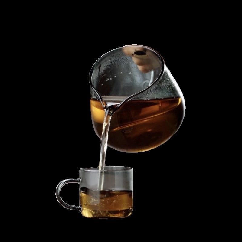 玻璃茶壶家用冲茶器加厚耐热花茶壶过滤泡茶壶茶水分离杯企鹅壶