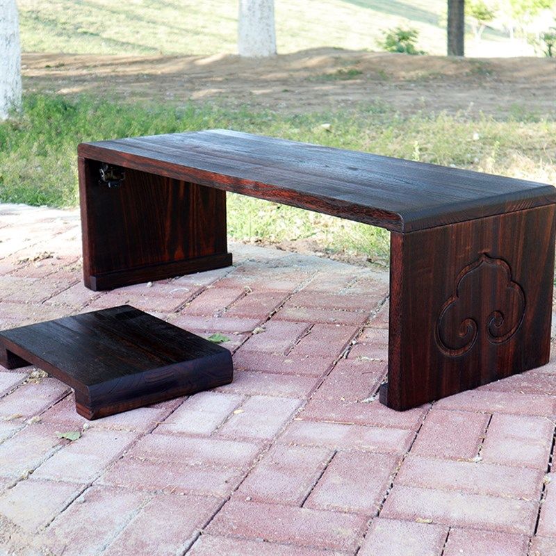 古琴折叠桌凳实木共鸣榻桌中式仿古国学书法桌便携式新古典古琴桌,住宅家具,琴桌,淘宝优惠券,粉丝福利购,淘宝优惠卷