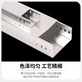 铝合金电缆桥架热浸锌不锈钢镀锌防火喷塑梯式 100 大跨距线槽200