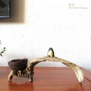 千年胡杨老树古树随形风化枯木根艺摆件家居软装禅意创意高档送礼