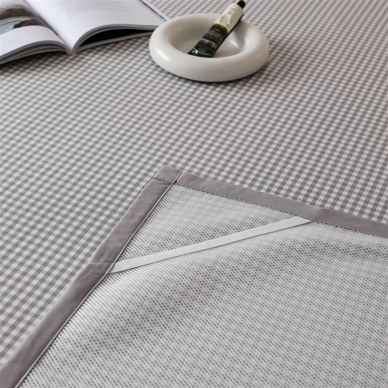 A类竹纤维软凉席空调房可机洗折叠1.8m床老人儿童不冰纱布床单垫