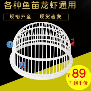 圆形筛子过滤网超细密鱼苗龙虾鲤鱼鲫鱼鳝鱼泥鳅大小分级塑料鱼筛