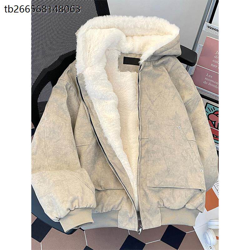 特大码胖mm加绒加厚连帽