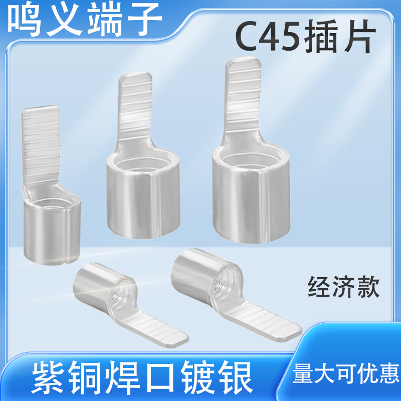 C45插片1.5/2.5/6/10/16平方齐全紫铜件焊接片端子铜接线端子1000,电子/电工,接线端子,淘宝优惠券,粉丝福利购,淘宝优惠卷
