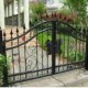欧式 铁艺庭院大门院子门别墅对开门进户防盗门单双开花园铁门定做