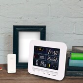 家用气象站室内室外温度计九合一天气预报仪大气压计气压温湿度计