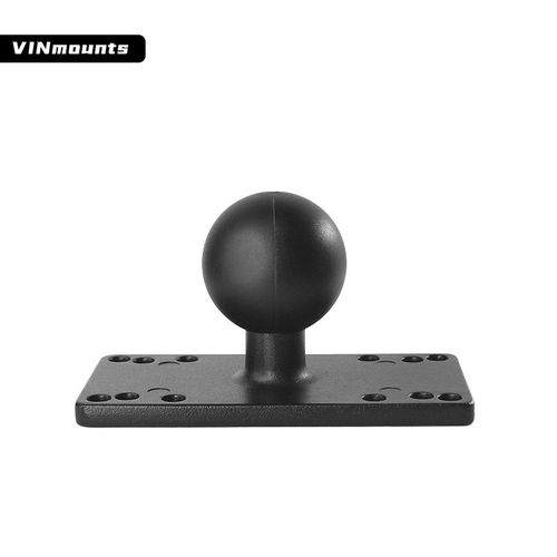 皮划艇船载声呐探鱼器挂载支架配件小长方头兼容蜂鸟等探鱼器