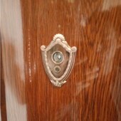 防盗门猫眼门铃一体35管径加长猫眼带门铃高清多功能家用门镜通用