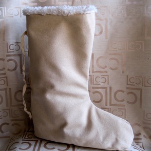 冬天季加绒加厚中筒男女脚套棉雨鞋棉袜套冻库棉袜井下保暖防护袜