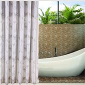 巧妹妹浴帘防水加厚浴室帘浴室窗帘小鸟浴帘涤纶布可机洗