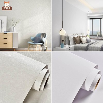 门纯白Ugc8vhOw纹白色木衣柜仿油贴纸翻新漆框破损修补加厚柜子家