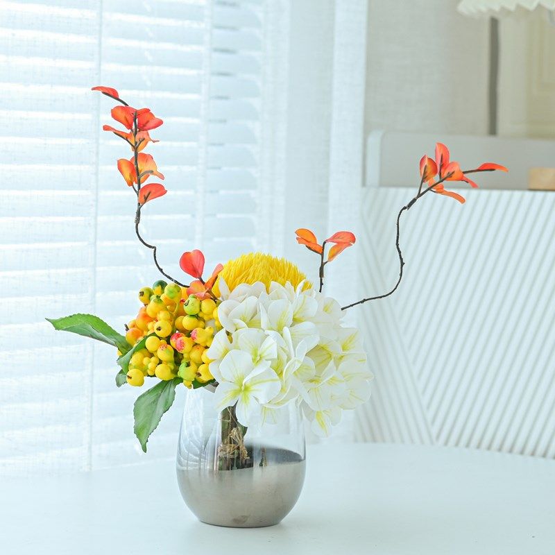 摆花圆形装饰微景观圆桌中心摆台酒店大圆桌转盘中间摆件餐桌花,家居饰品,餐桌花艺,淘宝优惠券,粉丝福利购,淘宝优惠卷