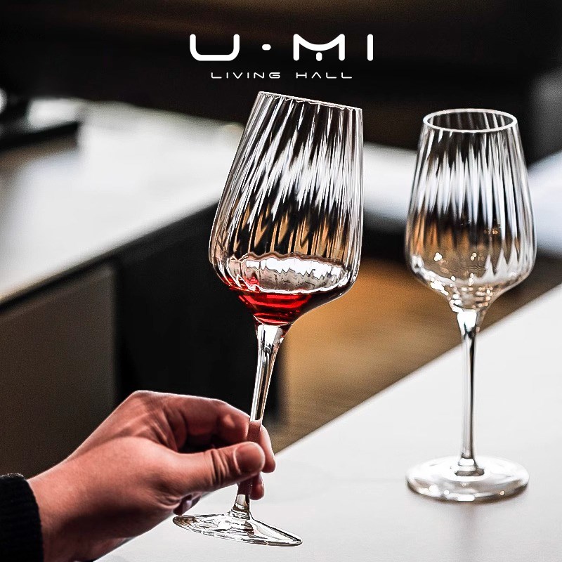U Mi LIVING 苏曼 高颜值高脚杯创意红酒杯波尔多白葡萄酒杯
