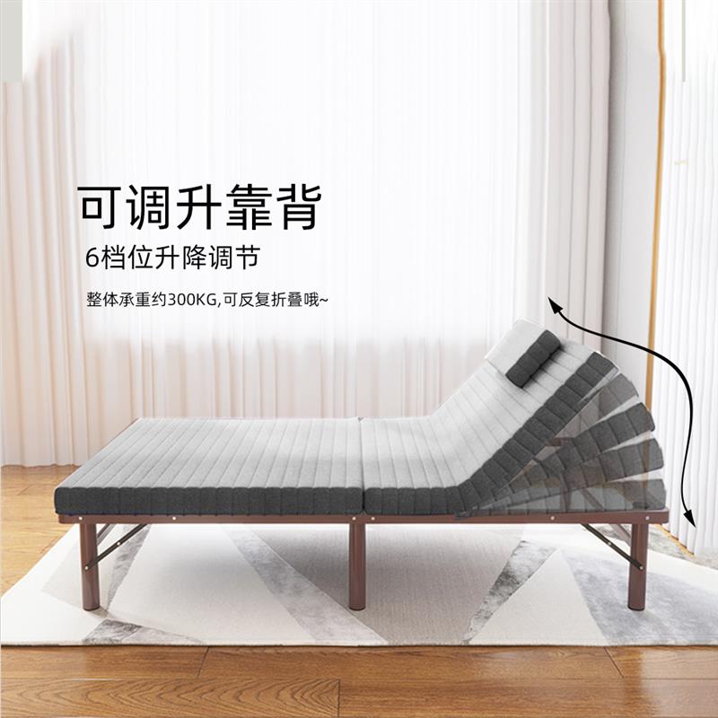 欧莱特曼家用临时床棕垫加高50CM小房间省空间床单人老人床可折叠