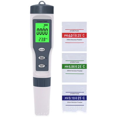 TDS/PH/TEMP三合一测试笔ph笔ph计tds/ph水质测试笔泳池检测