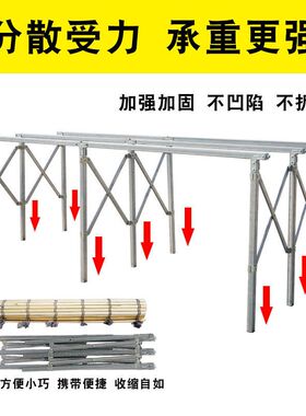 路边摆摊桌子水果货架展示架收缩摆地摊衣服简便折叠桌摆摊架出摊