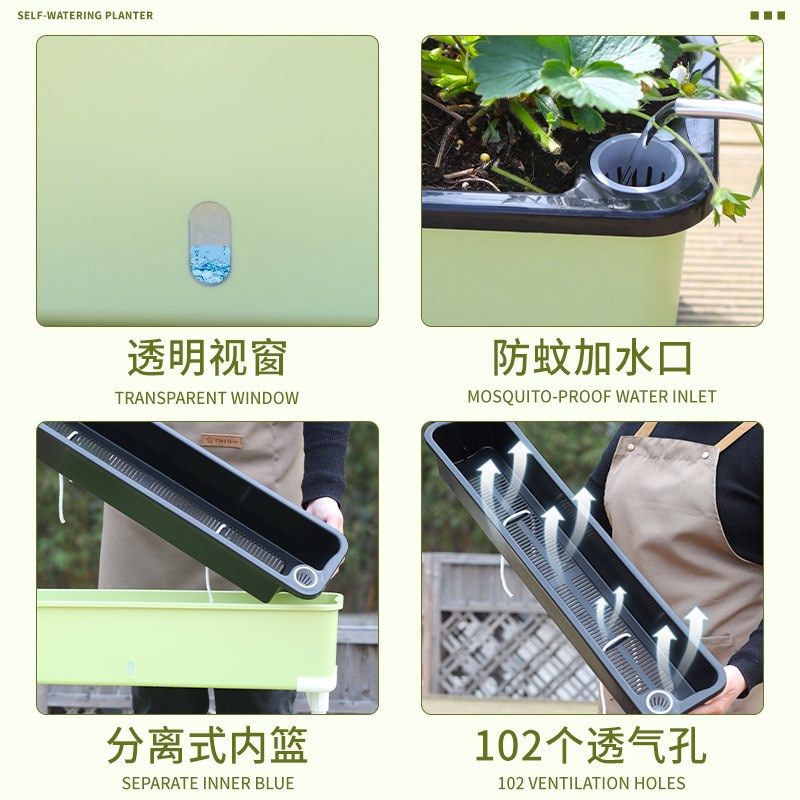 多层阳台种菜盆架子室外立体蔬菜种植专用箱神器家庭室内草莓花盆