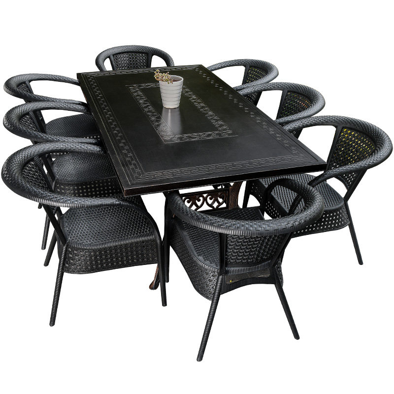 藤朝藤编铸铝桌椅组合休闲小茶几室外庭院花园露天腾椅阳台藤椅,住宅家具,桌椅套件,淘宝优惠券,粉丝福利购,淘宝优惠卷