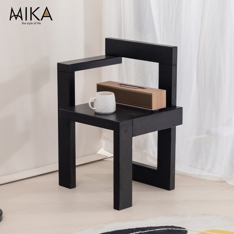 实木椅子异形椅设计师复古梳妆椅凳子靠背餐厅中古家用实木餐椅,住宅家具,餐椅,淘宝优惠券,粉丝福利购,淘宝优惠卷