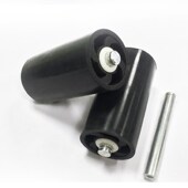 封箱机配件机芯零件组件总成前后胶轮胶带轮滚轮橡胶轮压轮压胶轮