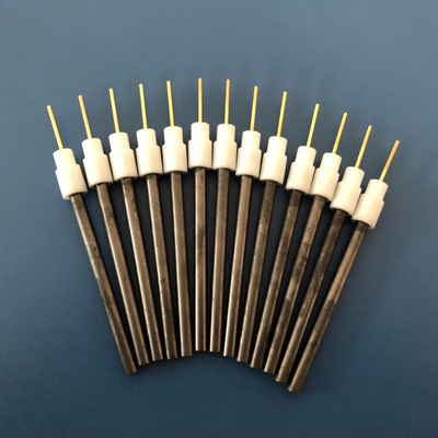 电化学电极夹工作站高纯石墨玻碳片盘圆电极夹棒对电极夹具聚四氟