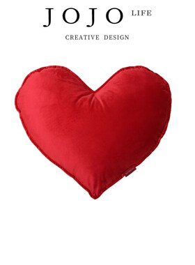 JOJOS L. PD.杂货先生.抱枕红色爱心喜字结婚客厅靠垫  尘音
