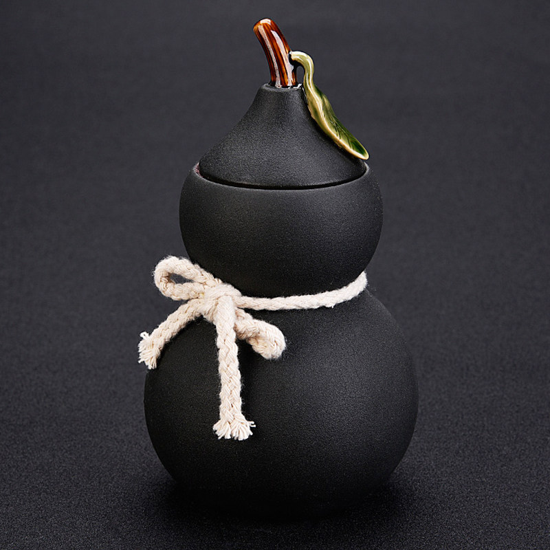 友尚创意陶瓷茶叶罐子密封罐大小号家用红绿花茶普洱黑白茶茶叶罐