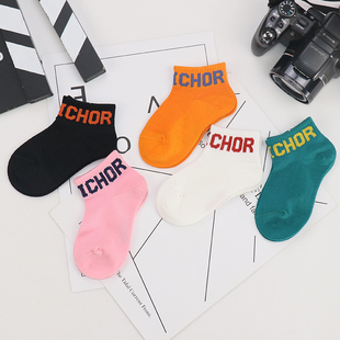 儿童袜子春夏薄款夏季纯棉短款男童女童中大童宝宝透气网眼春秋季