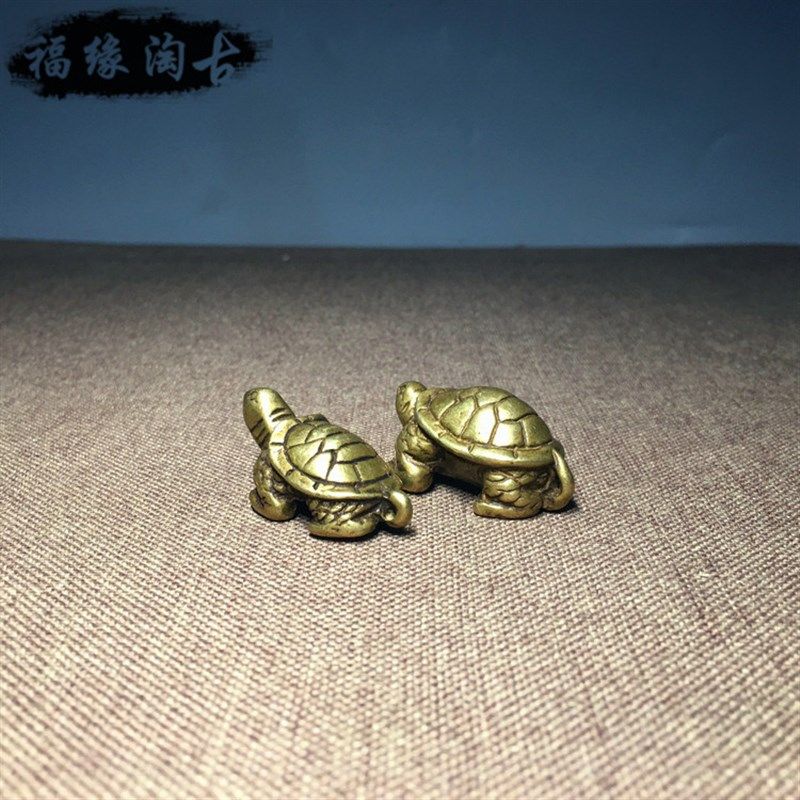 复古纯铜乌龟摆件特小号实心铜龟长寿龟手把件海龟家居装饰品摆设,家居饰品,装饰摆件,淘宝优惠券,粉丝福利购,淘宝优惠卷