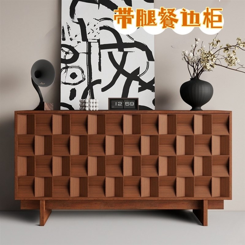 北欧烤漆餐边柜实木客厅玄关柜电视柜多功能卧室储物柜床头柜定制
