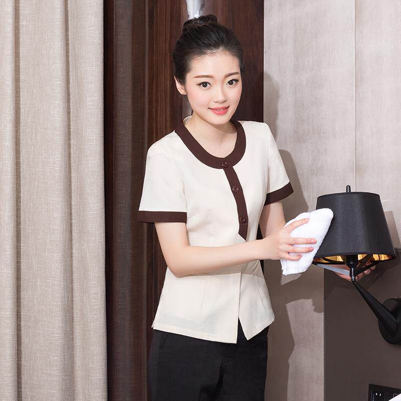 保洁服长袖冬季物业宾馆酒店客房服务员工作服饭店餐厅清洁工制服