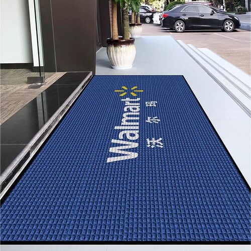 公司门口地毯酒店入户门地垫进门地垫商用晶钻镶嵌logo门口垫厂家