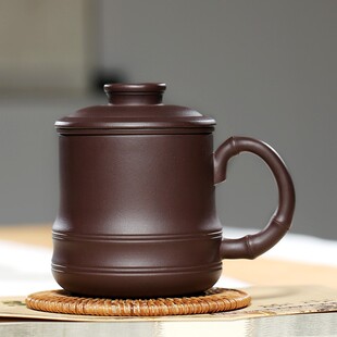 宜兴紫砂杯纯手工茶杯家用内胆过滤泡茶杯男士水杯大容量非陶瓷杯