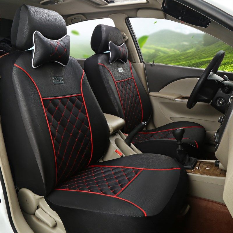 汽车坐垫前排两座全包单个四季通用正副主驾驶位亚麻真丝布座椅套,汽车用品/电子/清洗/改装,专车专用座套/座垫,淘宝优惠券,粉丝福利购,淘宝优惠卷