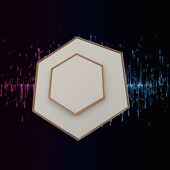 六边形油画框定制画板亚麻手绘装 裱画框布框空白油画框实木框