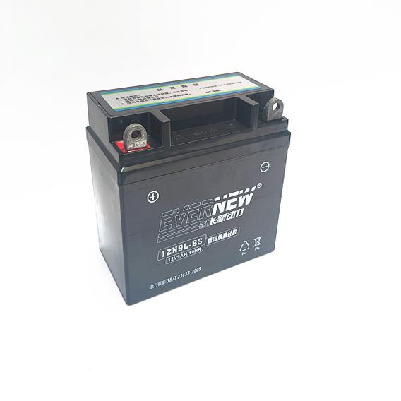 机车电瓶12N9L-BS机车电池12V9Ah干电池适用钻豹铃木王