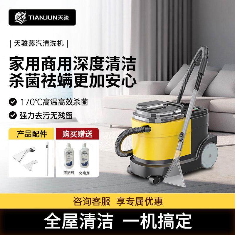 天骏高温高压蒸汽清洗机布艺沙发地毯窗帘清洁家用喷抽吸一体清洁