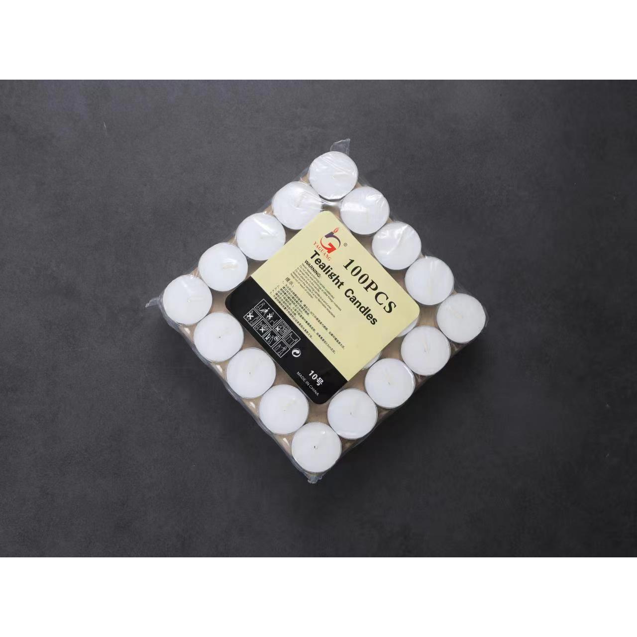 蜡烛茶蜡保温蜡烛煮茶花茶壶无烟蜡烛创意表白求婚浪漫蜡烛100粒