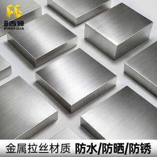 高档不锈钢拉丝迷你小台子橱窗摆件饰品店桌面展示台服装店展示架