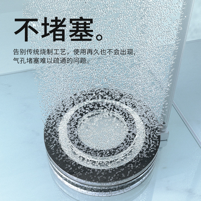 百因美鱼缸气势气盘石静音空气氧气盘细化器爆氧增氧泵沙盘气泡石