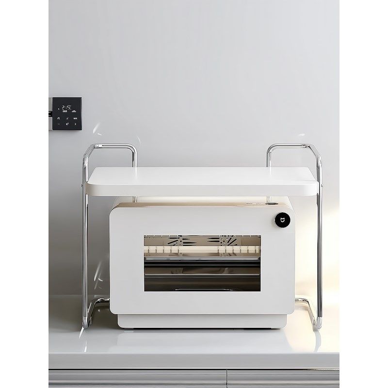 厨房微波炉上方置物架台面不锈钢放电饭锅烤箱收纳架多功能家用,厨房/烹饪用具,微波炉置物架,淘宝优惠券,粉丝福利购,淘宝优惠卷