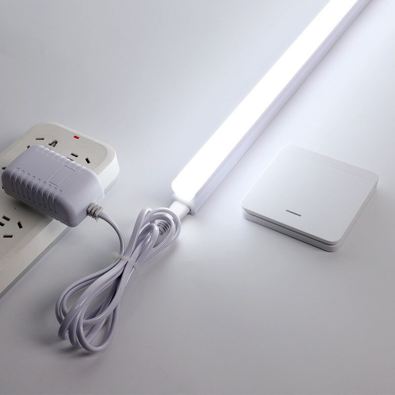 遥控灯 无线开关免安装直插式led灯管长条家用卧室免布线照明灯