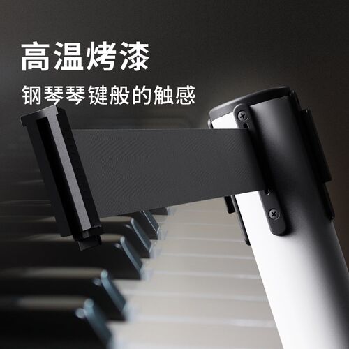 创宾 展厅伸缩带隔离带高端白色一米线栏杆排队护栏警戒围栏定制